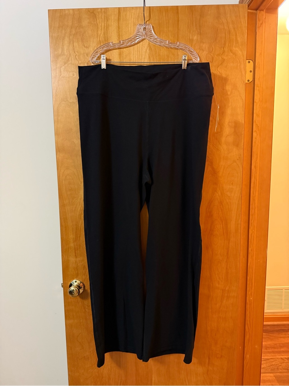 Old Navy Active Go Dry Stretch Black Pants Wide Leg Tall NWT Womens Plus Size 3X